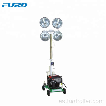 Generador telescópico portátil Torre de luz móvil Generador diesel para emergencia FZM-1000B